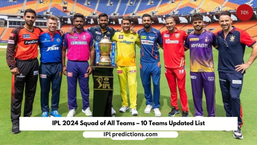 IPL 2024 Team Squads | Retained Players | Released Players