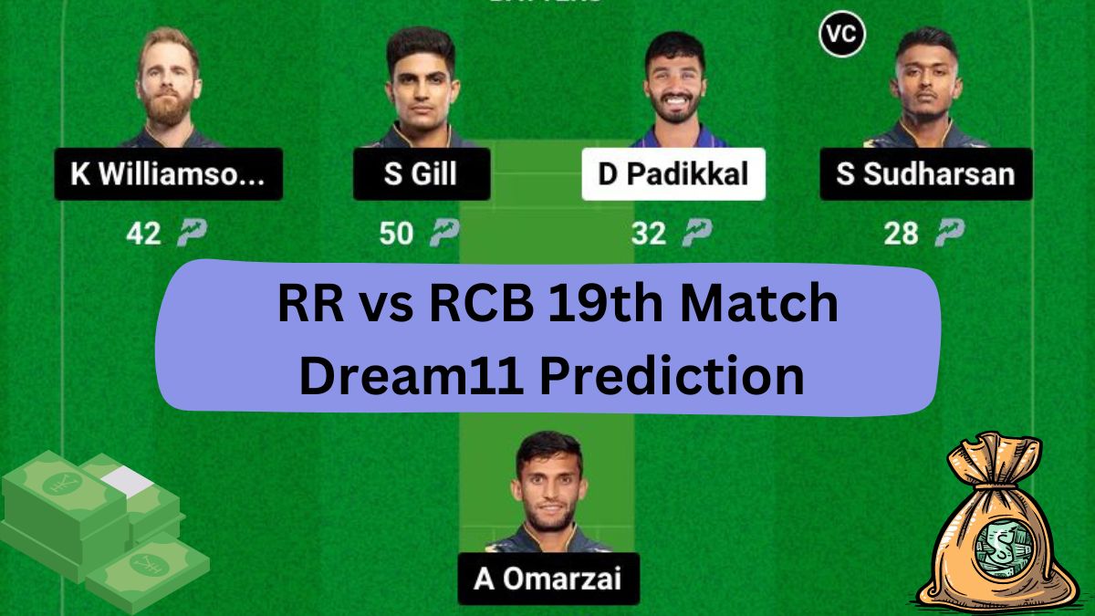 Royal Challengers Bengaluru vs Rajasthan Royals | IPL 19th Match Prediction