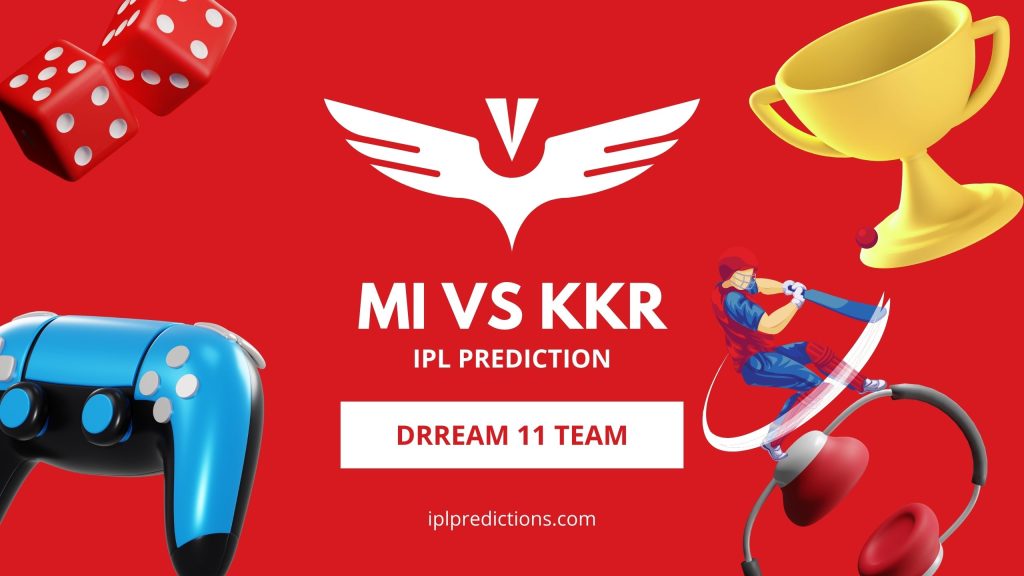 Dream11 MI vs KKR 60th Match Prediction | Who WIll Win