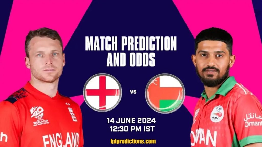 T20 World Cup England vs Oman (14th-June-2024) – 28th Match Prediction
