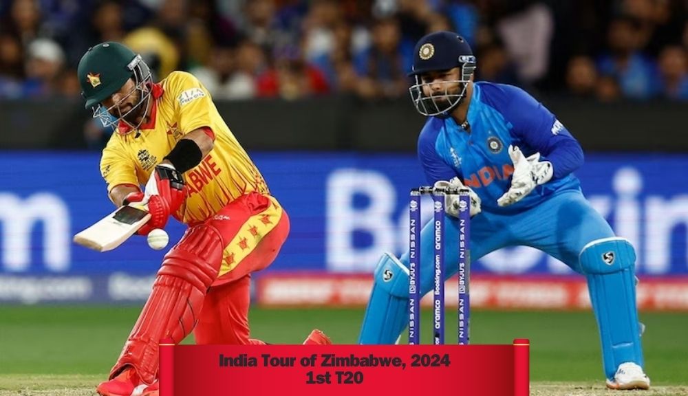 India Tour of Zimbabwe, 2024 1st T20I Match Prediction | 6-July-2024